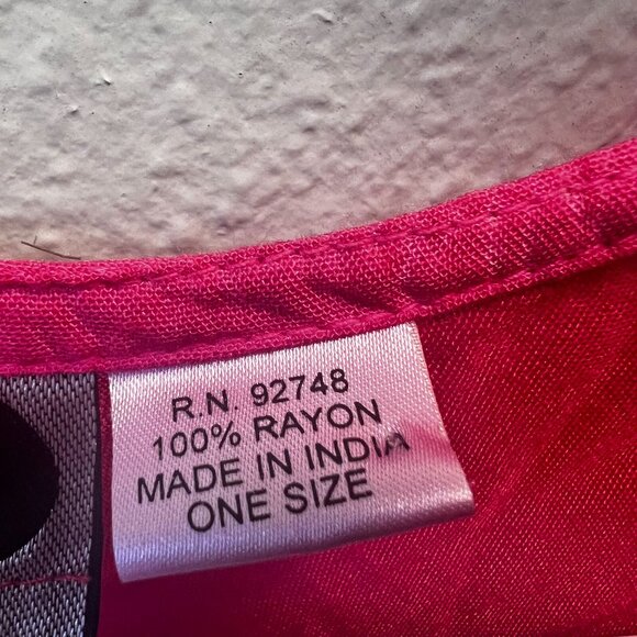 Mamta Women's Boho Tie-Dye Sleeveless Dress Hand Embroidered One Size - Picture 3 of 7